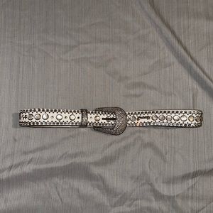 Kippys Swarovski Belt in White